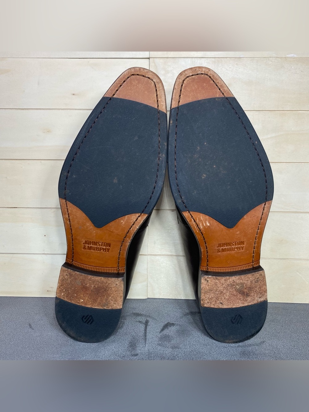 Johnston Murphy Sullivan Bit Loafer Brown Leather Men's Size 11.5 M Dress Shoes - Picture 9 of 11